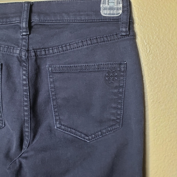 Tory Burch Stretch Slim Fit Straight Leg Jeans-Size 24 - Picture 7 of 9